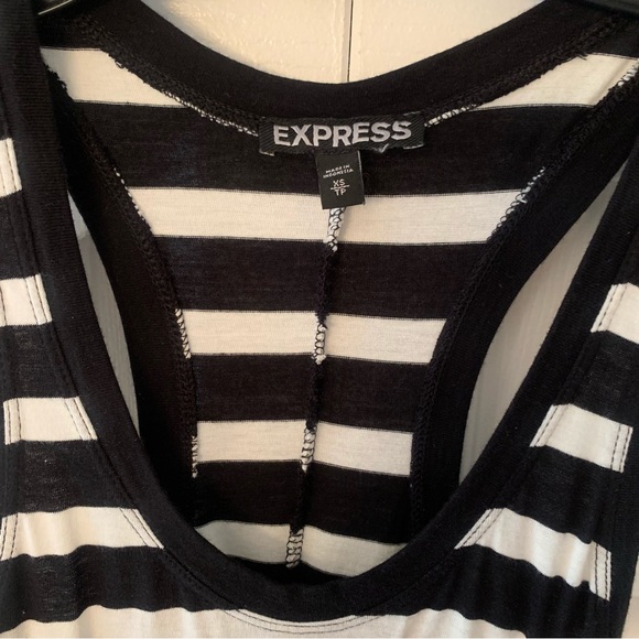 Express High Low Stripe Tank Dress - Picture 6 of 7